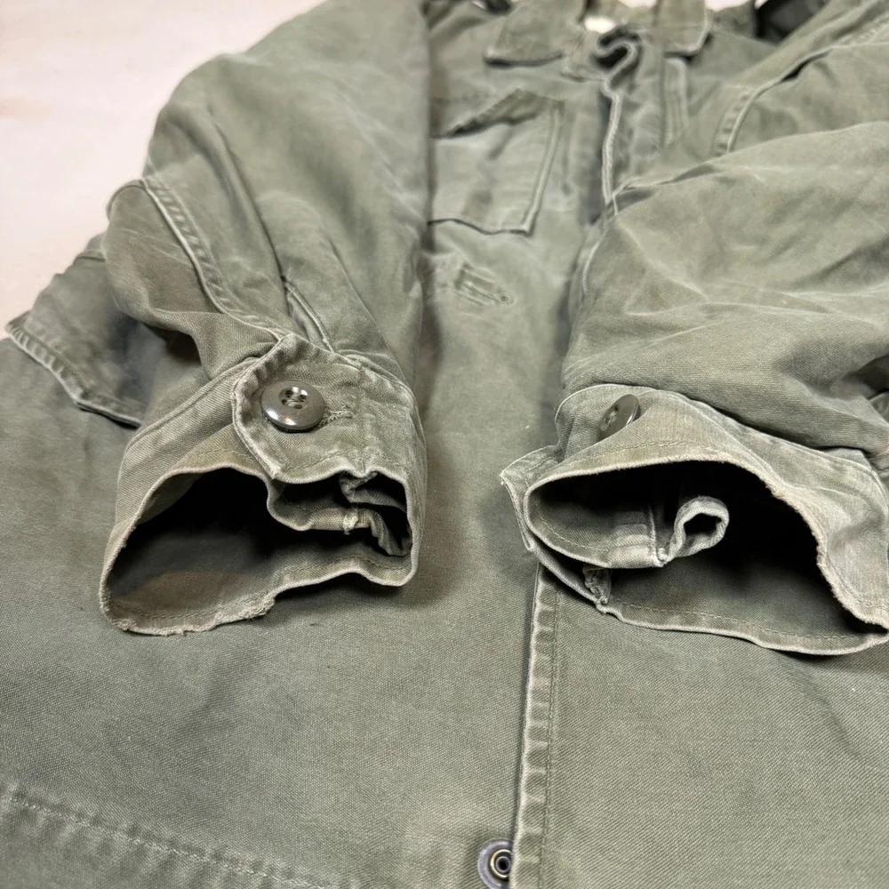 Vintage 60s US Army M-51 Field Jacket Olive drab OG-107 Small vietnam jungle